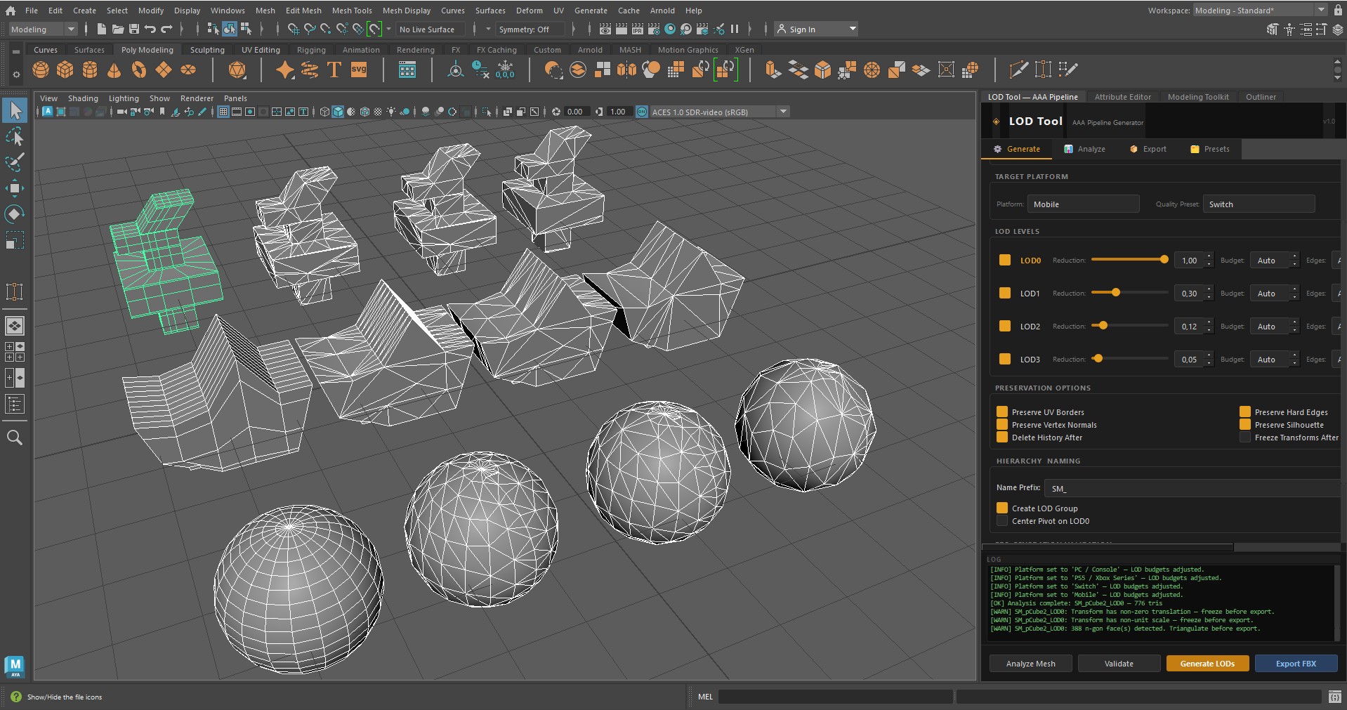 Procedural LOD's