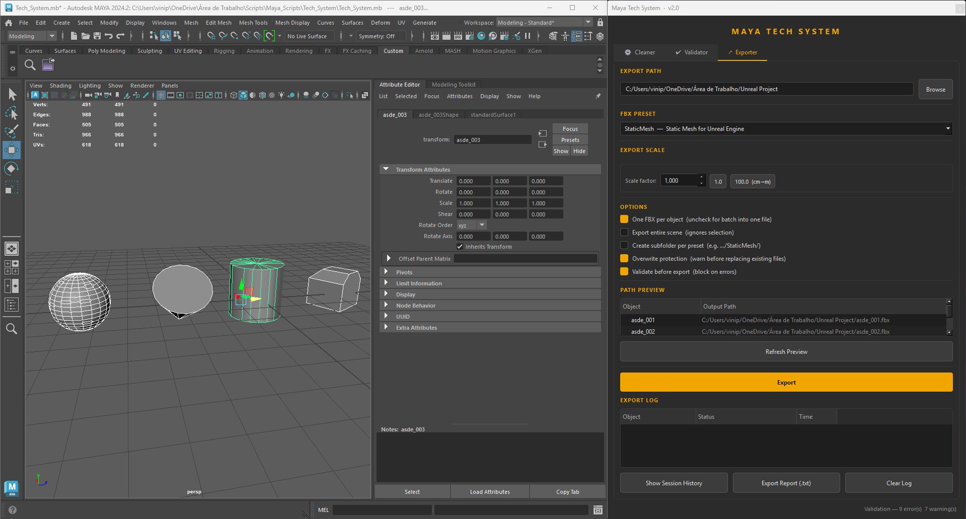Maya Tech System